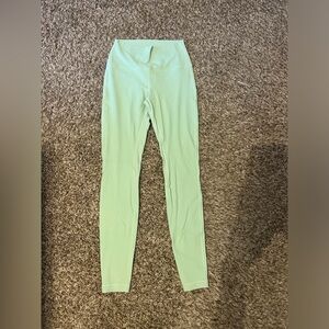 Lululemon Align high-rise leggings, size 8, 31” inseam. Creamy Mint color.